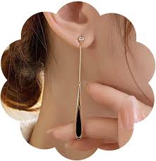 Pendientes Colgantes Lágrima Elegante Wendalern - Brillo y Estilo