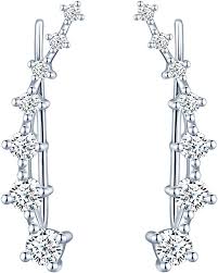 Pendientes Trepadores de Plata Esterlina - Elegancia y Estilo para Cada Ocasión