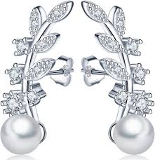 Pendientes Trepadores de Circonita para Mujeres - Elegancia y Estilo