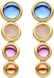 Pendientes Multicolor LUXENTER: Elegancia y Colorido