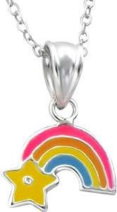 Collar Niño Arcoíris Naranja Amarillo - Laimons