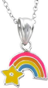 Collar Niño Arcoíris Naranja Amarillo - Laimons