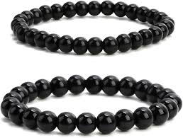 Pulsera de Obsidiana Turmalina: Estilo y Protección Natural