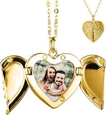 Collar con Foto Medallón Corazón Personalizado TOFBS