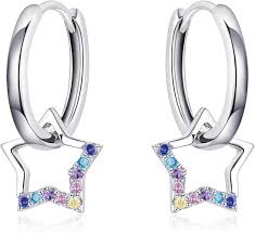 Pendientes Estrella Brillantes con Circonita - Perfectos para Cumpleaños