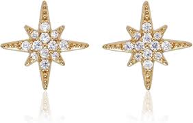 Pendientes Estrella de Circonitas Impecables - Diamond Treats