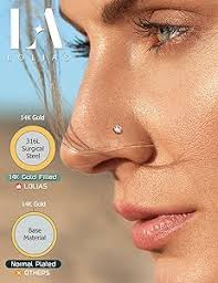Piercing Quirúrgico LOLIAS: Elegancia y Comodidad para Tu Nariz