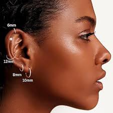 Pendientes de Titanio ESHIONER: Elegancia y Comodidad para tu Nariz