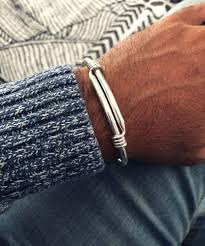 Pulsera de Plata AJUSTABLE para Hombres Jóvenes - Regalo Ideal