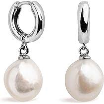 Pendientes Cultivadas Barrocas con Circonita - Elegancia Natural