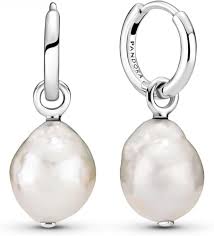 Pendientes de Perlas Contemporáneas PANDORA - Elegancia Moderna