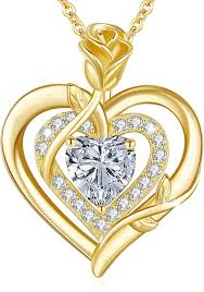 Collar Corazón LAVUMO para Mujer - Perfecto para Cumpleaños y San Valentín