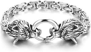 Pulsera Vikinga para Hombre - PiercingJak Inoxidable Motiva tu Estilo