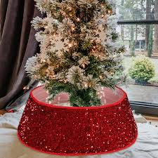 Anillo de Navidad con Lentejuelas: Brillando en las Fiestas