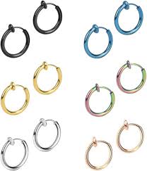 Pendientes Redondos de Acero Inoxidable para Hombres - Pack Exclusivo