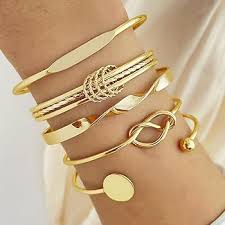 Pulsera Mujer Dorada Ajustable YUNHENTONG