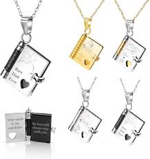 Collar de Libro Personalizado para Mi Hijo - Amor Infinito