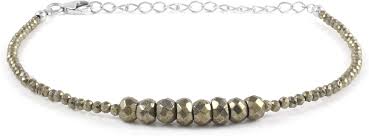 Pulsera Preciosas de Pirita Natural - Atrae Prosperidad