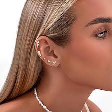 Pendientes Piercing Quirúrgico JeweBella - Elegancia y Comodidad