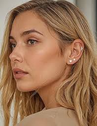 Pendientes Inoxidable Piercing Cartílago para Mujer - Elegancia y Estilo