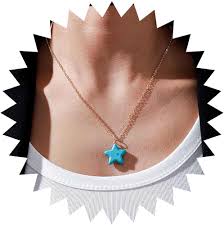 Collar Estrella TseenYi: Elegancia y Estilo en Turquesa