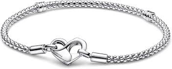 Pulsera PANDORA Moments Tachuelas Corazón para Mujer