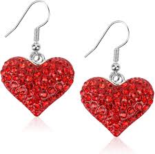 Pendientes de Diamantes Imitación en Forma de Corazón - El Regalo Perfecto para tu Aniversario