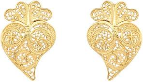 Pendientes Corazón Viana - Elegancia en Filigrana Portuguesa