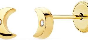 Pendientes Bebé Alana Amarillo Luna - Elegancia y Dulzura en Oro