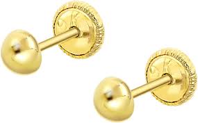 Pendientes de Oro TIME ROAD para Bebé - Elegancia y Dulzura