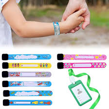 Pulsera Identificativa Antipérdida para Niños - Impermeable y Reutilizable