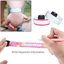 Pulsera Identificativa de Emergencia Impermeable para Niños