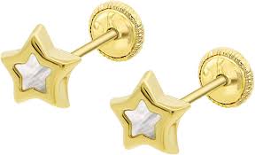 Pendientes Estrella Infantil TIME - Brillantes y Divertidos