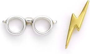 Pendientes Tuerca Plata Harry Potter - Un Toque Mágico para Tu Look