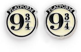 Pendientes Tuerca Chapados Plata Potter - Para los Verdaderos Fans de Harry Potter