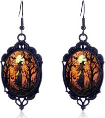 Pendientes Halloween Colgantes para Niñas - Decoraciones Divertidas
