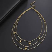 Colgante Estrella Clavícula Dorado para Mujeres - Elegancia Brillante