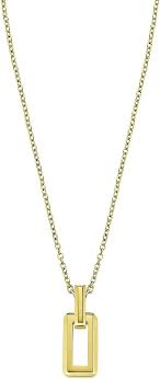 Colgante Dorado Mujer Lotus Style LS2424: Elegancia Geométrica en Acero Inoxidable