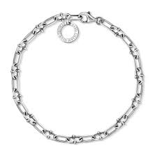 Pulsera Thomas Sabo Mujer con Dijes de Plata: Elegancia y Estilo