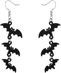 Pendientes Murciélago Halloween: Elegancia y diversión en tus orejas
