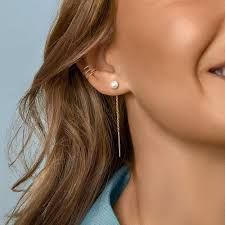 Pendientes Falling Pearl de Singularu: Elegancia y Estilo