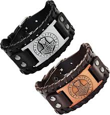 Pulsera Vikingos Nórdica Vintage - Joyería Única para Aventureros