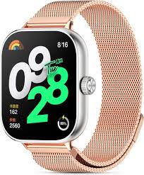 Pulsera Ajustable de Acero Inoxidable Compatible con Redmi Watch 4