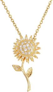 Collar Girasol Colgante Charms: Un Toque de Alegría