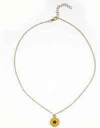 Collar Girasol Daterkey: Brilla con Estilo